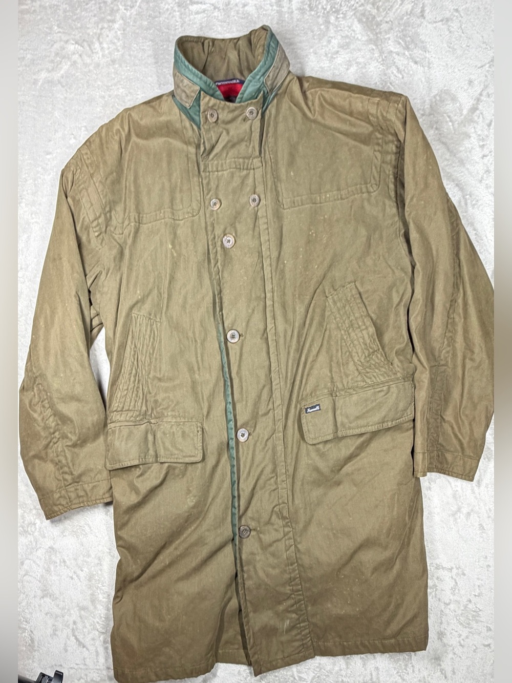 Vintage Facconable by Albert Goldberg Men’s Tan Utility Hunter Jacket Large